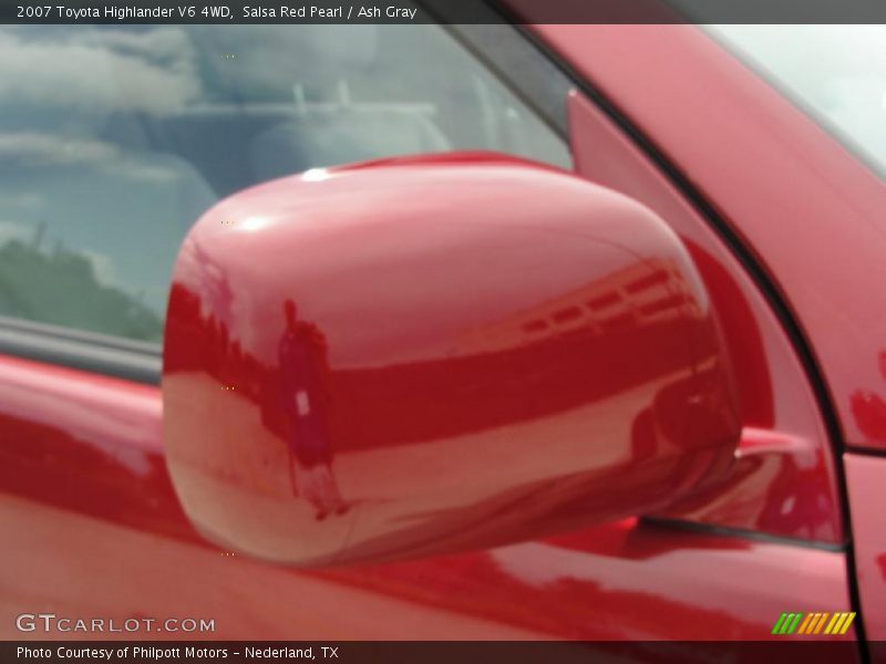 Salsa Red Pearl / Ash Gray 2007 Toyota Highlander V6 4WD