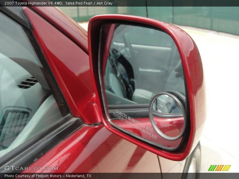 Salsa Red Pearl / Ash Gray 2007 Toyota Highlander V6 4WD