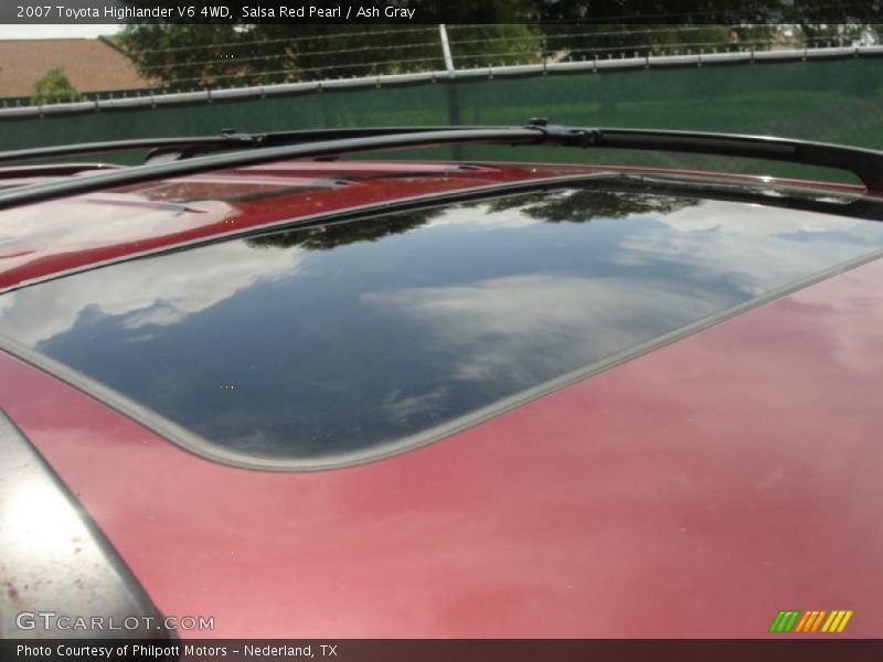 Salsa Red Pearl / Ash Gray 2007 Toyota Highlander V6 4WD
