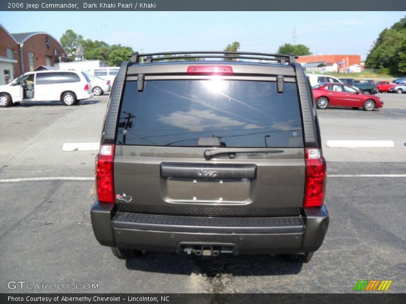 Dark Khaki Pearl / Khaki 2006 Jeep Commander