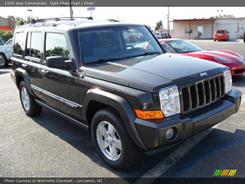Dark Khaki Pearl / Khaki 2006 Jeep Commander