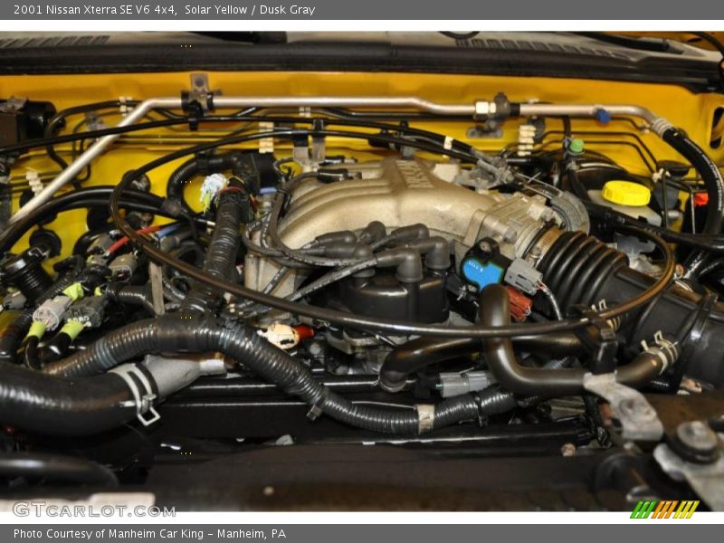 Solar Yellow / Dusk Gray 2001 Nissan Xterra SE V6 4x4