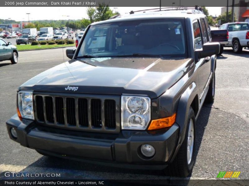 Dark Khaki Pearl / Khaki 2006 Jeep Commander