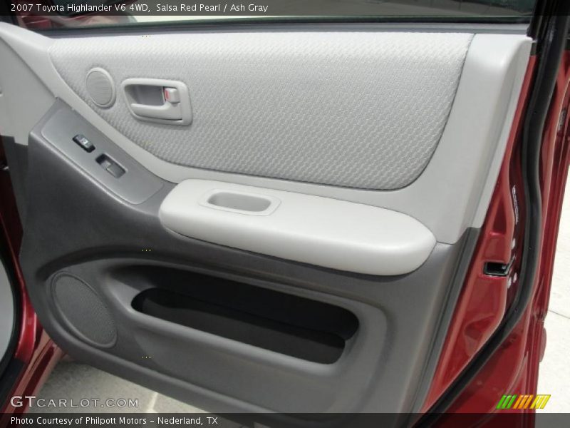 Salsa Red Pearl / Ash Gray 2007 Toyota Highlander V6 4WD