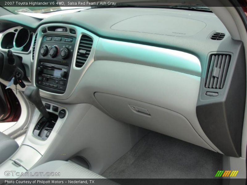 Salsa Red Pearl / Ash Gray 2007 Toyota Highlander V6 4WD