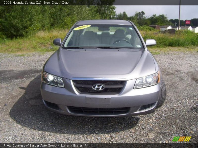 Steel Gray / Gray 2008 Hyundai Sonata GLS