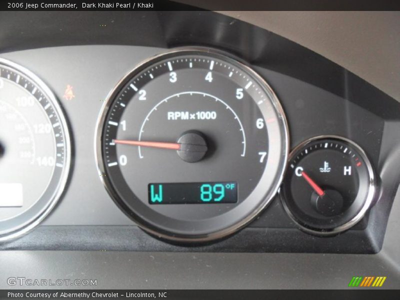 Dark Khaki Pearl / Khaki 2006 Jeep Commander