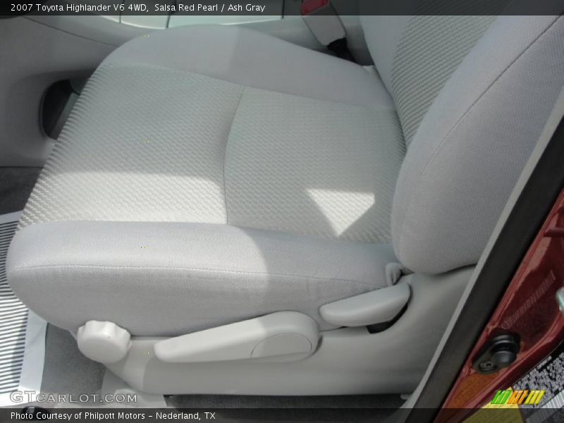 Salsa Red Pearl / Ash Gray 2007 Toyota Highlander V6 4WD