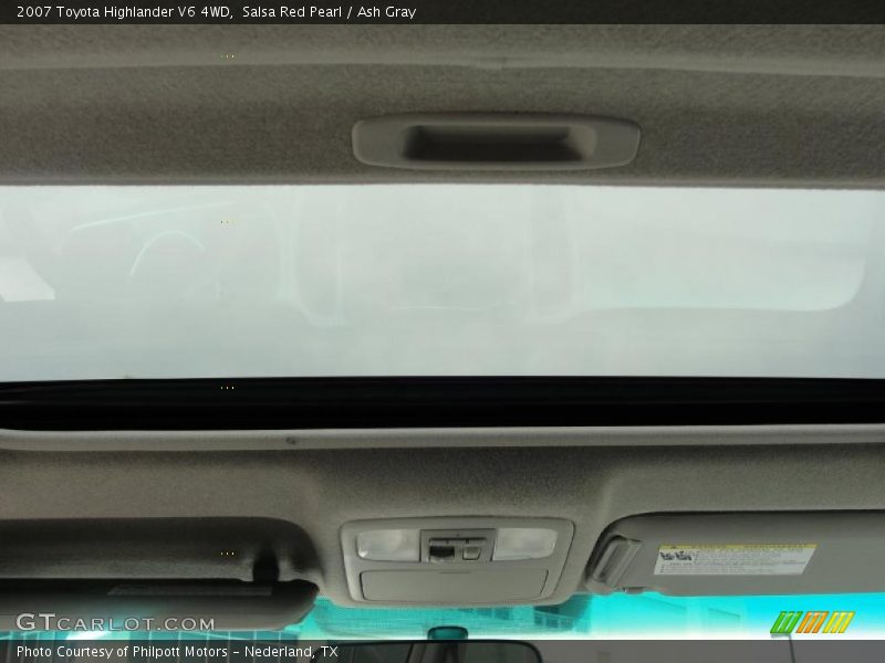 Salsa Red Pearl / Ash Gray 2007 Toyota Highlander V6 4WD
