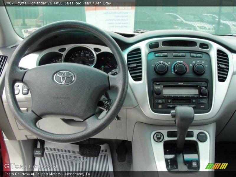 Salsa Red Pearl / Ash Gray 2007 Toyota Highlander V6 4WD