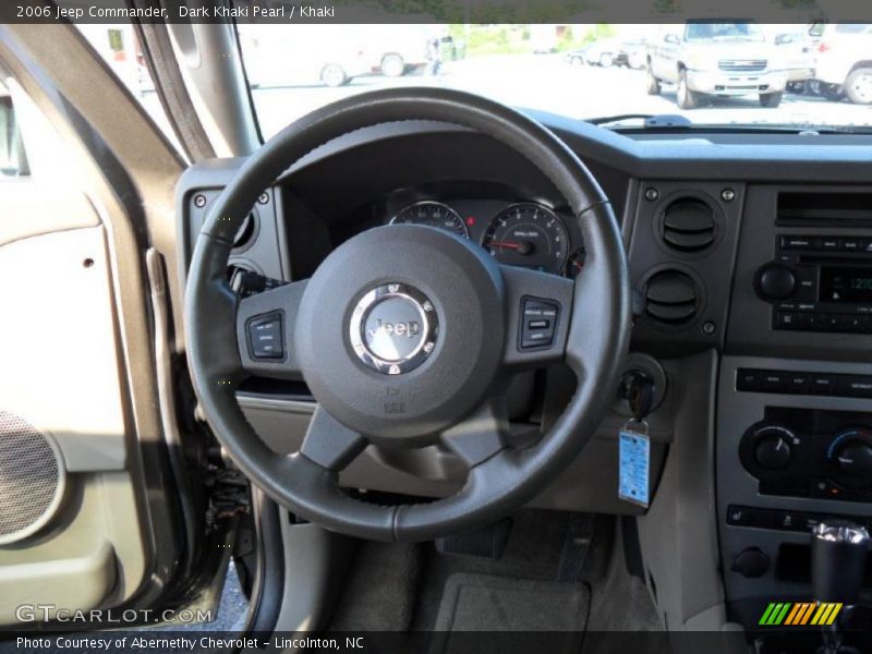 Dark Khaki Pearl / Khaki 2006 Jeep Commander