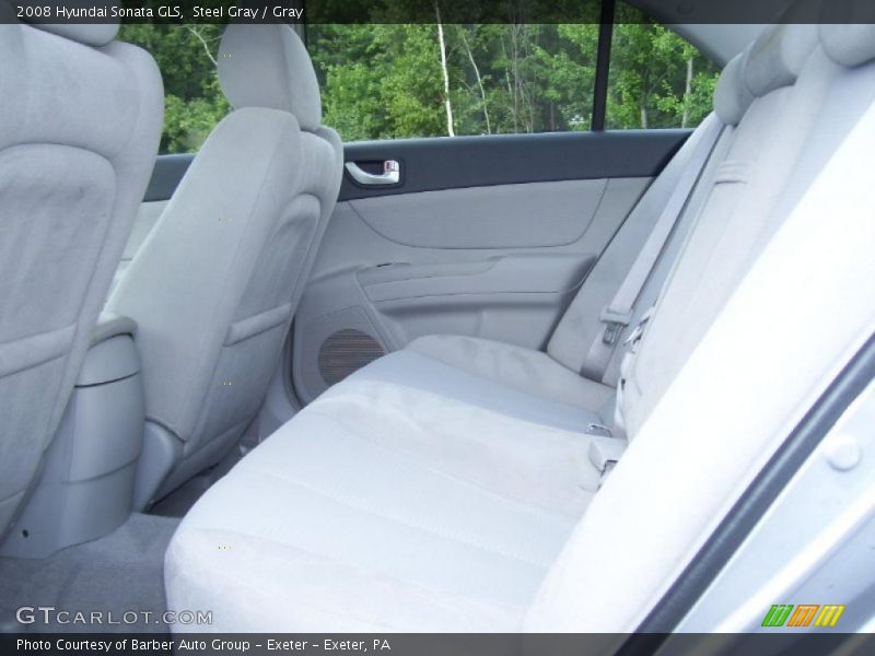 Steel Gray / Gray 2008 Hyundai Sonata GLS