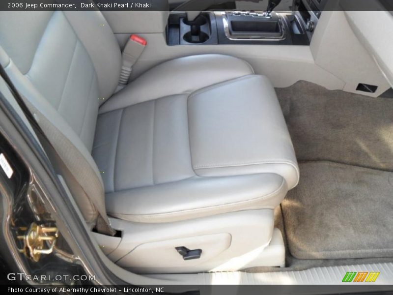 Dark Khaki Pearl / Khaki 2006 Jeep Commander