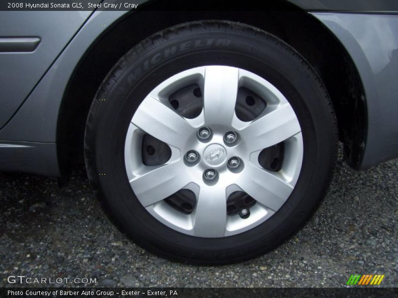 Steel Gray / Gray 2008 Hyundai Sonata GLS