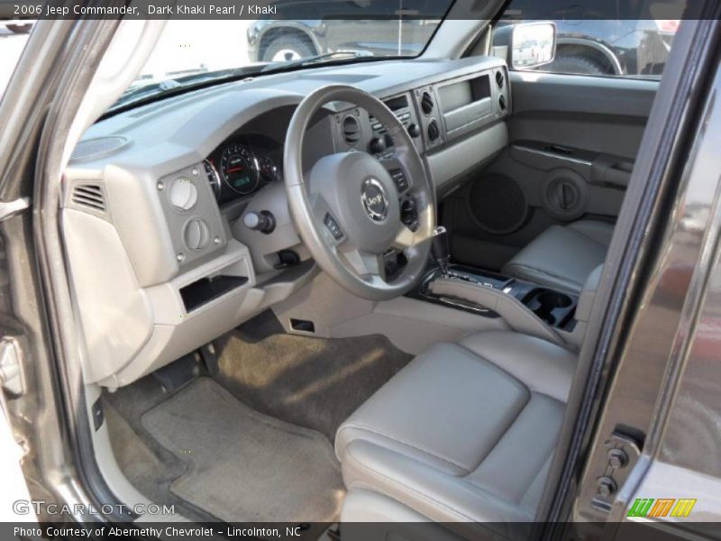 Dark Khaki Pearl / Khaki 2006 Jeep Commander