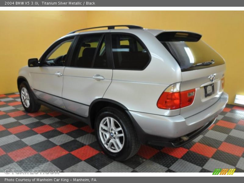 Titanium Silver Metallic / Black 2004 BMW X5 3.0i