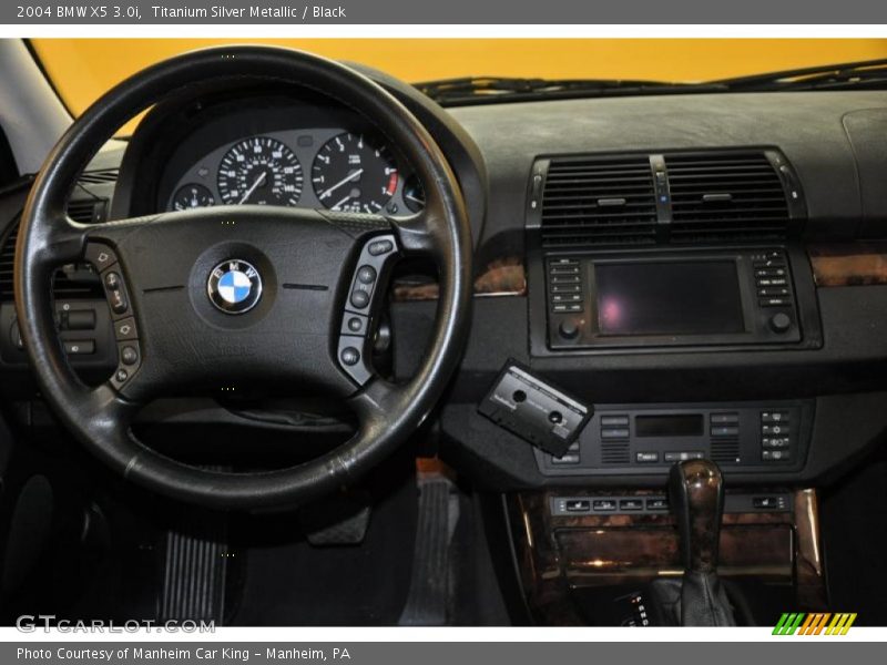 Titanium Silver Metallic / Black 2004 BMW X5 3.0i
