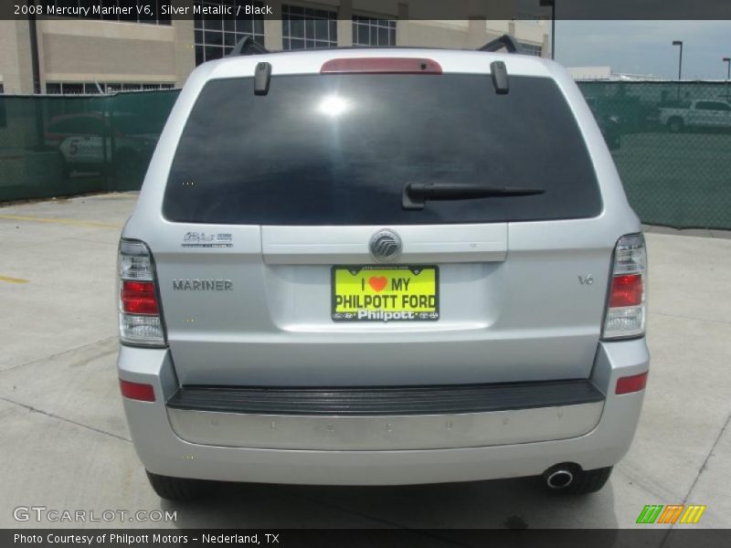 Silver Metallic / Black 2008 Mercury Mariner V6
