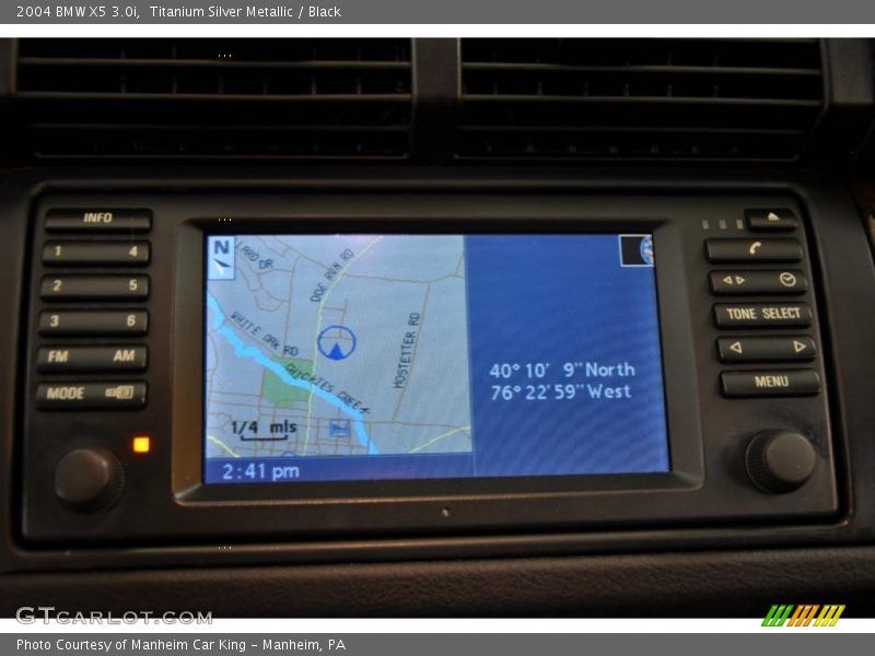 Titanium Silver Metallic / Black 2004 BMW X5 3.0i