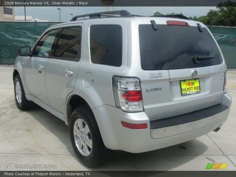 Silver Metallic / Black 2008 Mercury Mariner V6