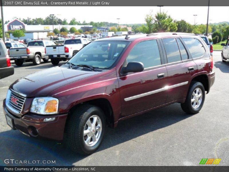 Cranberry Red Metallic / Light Gray 2007 GMC Envoy SLE 4x4