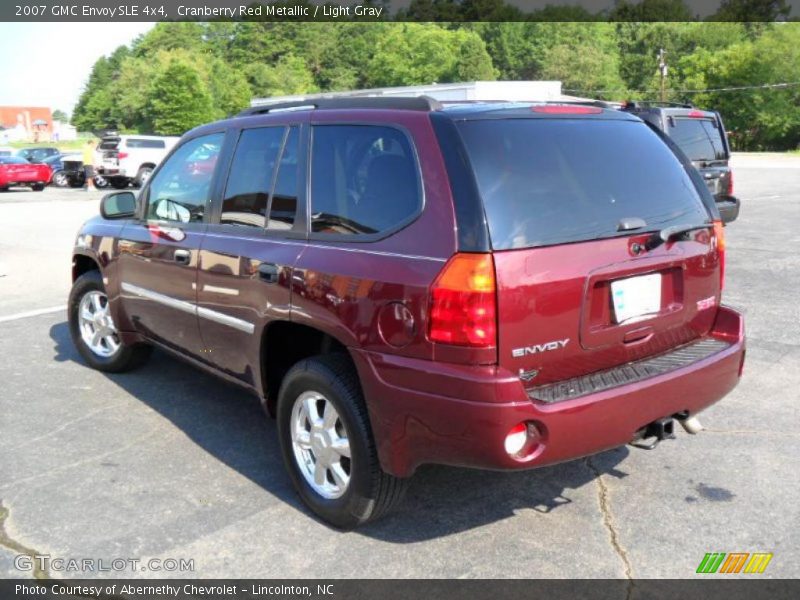 Cranberry Red Metallic / Light Gray 2007 GMC Envoy SLE 4x4