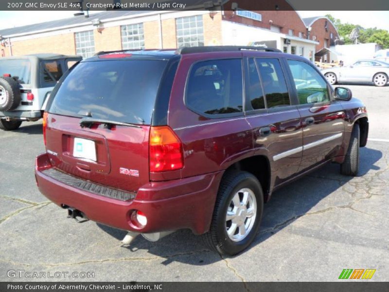 Cranberry Red Metallic / Light Gray 2007 GMC Envoy SLE 4x4