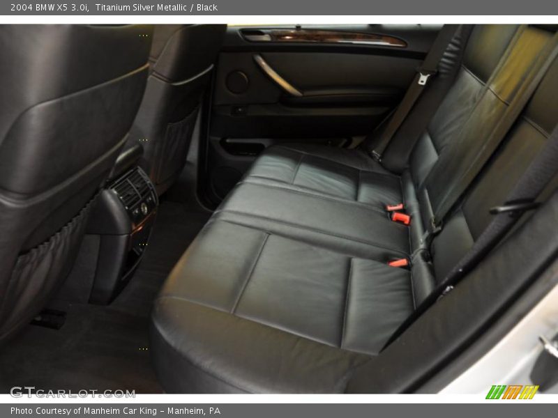 Titanium Silver Metallic / Black 2004 BMW X5 3.0i