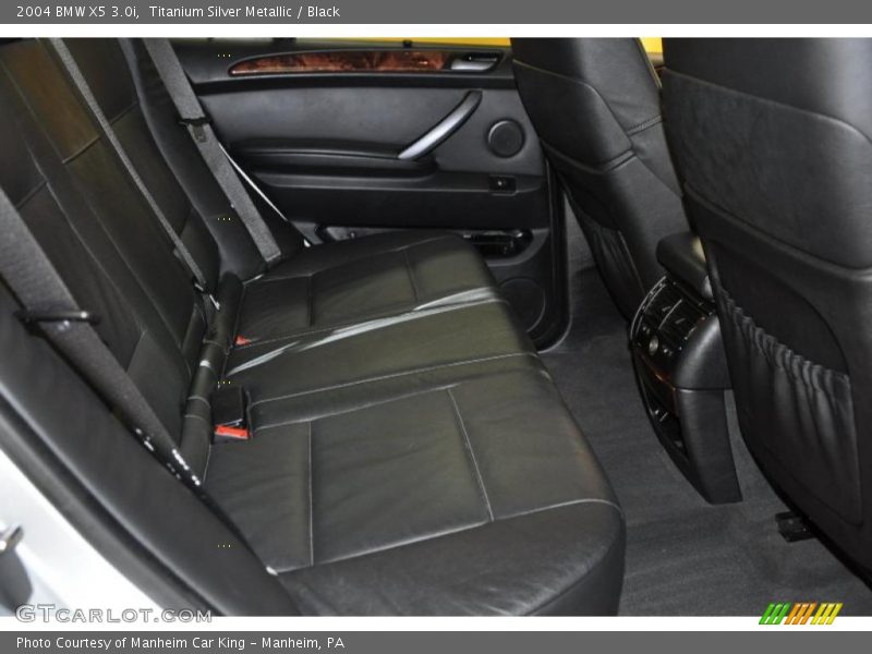 Titanium Silver Metallic / Black 2004 BMW X5 3.0i