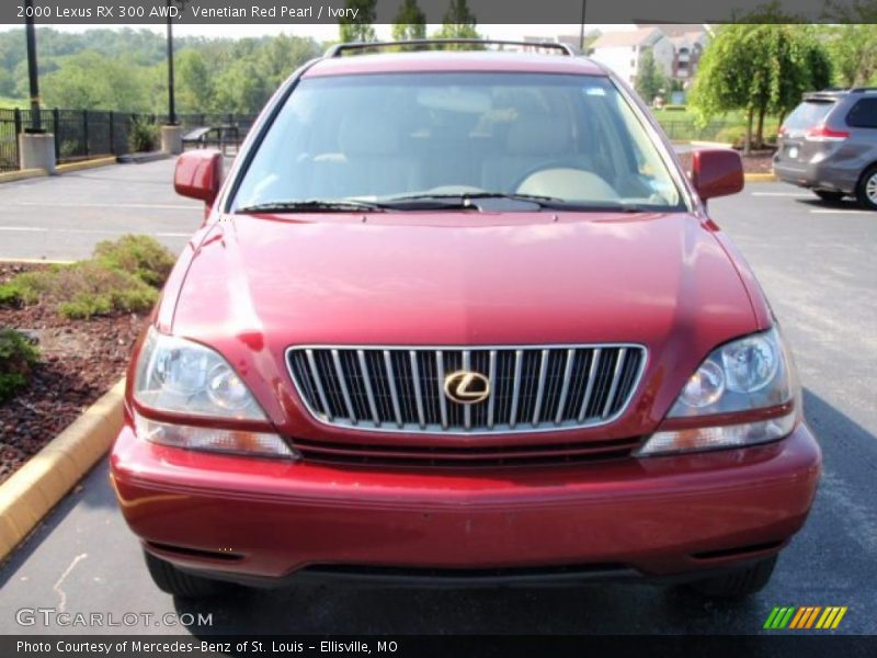 Venetian Red Pearl / Ivory 2000 Lexus RX 300 AWD