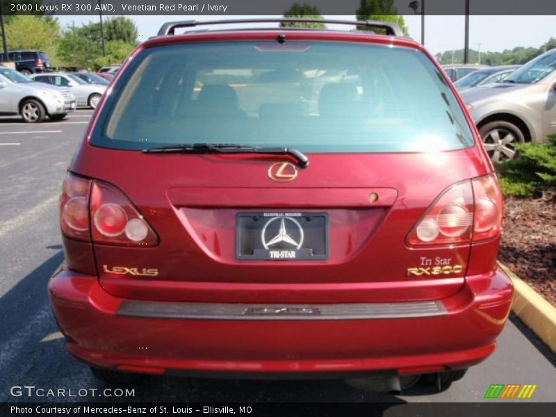 Venetian Red Pearl / Ivory 2000 Lexus RX 300 AWD