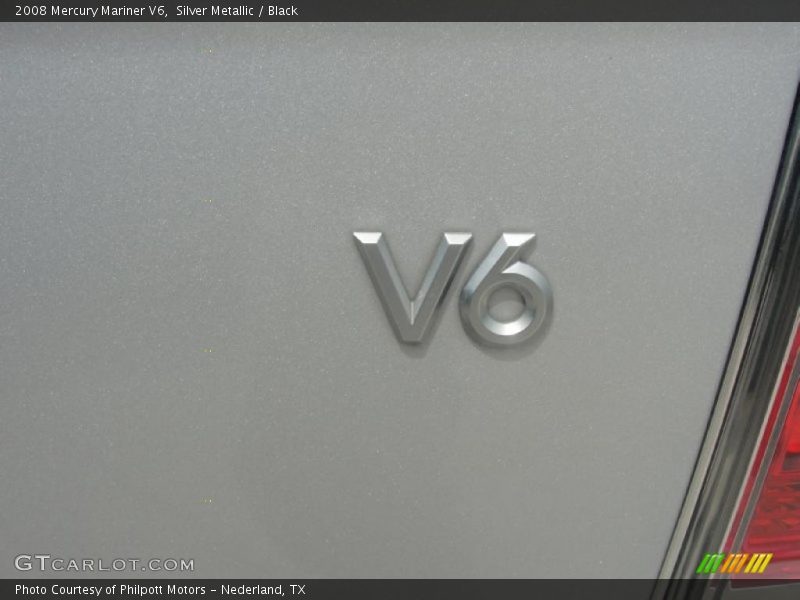 Silver Metallic / Black 2008 Mercury Mariner V6