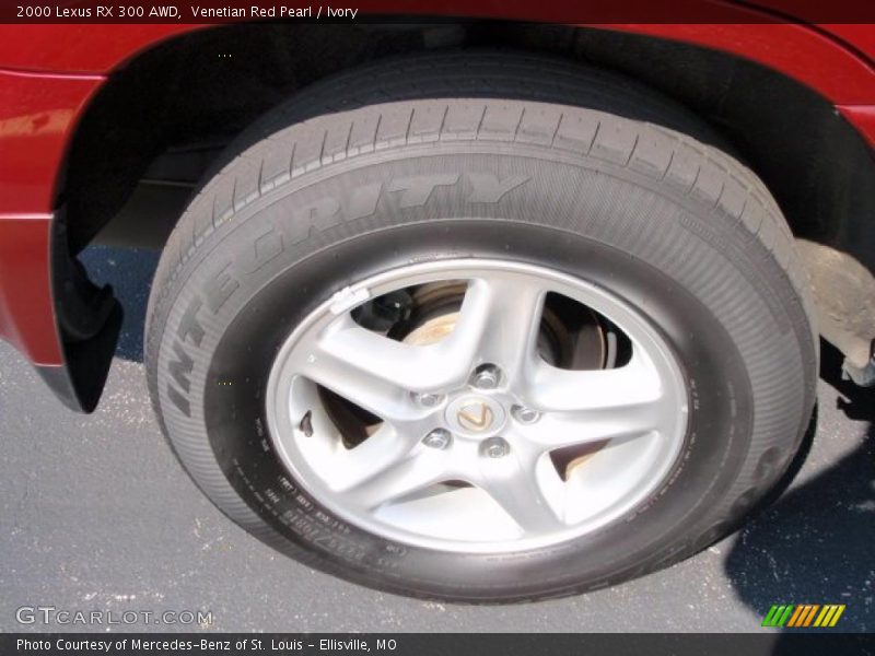 Venetian Red Pearl / Ivory 2000 Lexus RX 300 AWD