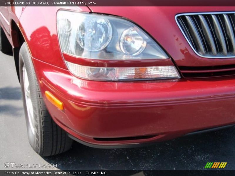 Venetian Red Pearl / Ivory 2000 Lexus RX 300 AWD