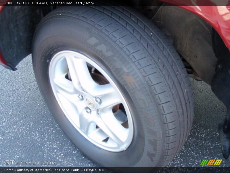 Venetian Red Pearl / Ivory 2000 Lexus RX 300 AWD
