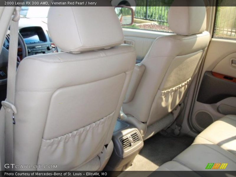 Venetian Red Pearl / Ivory 2000 Lexus RX 300 AWD