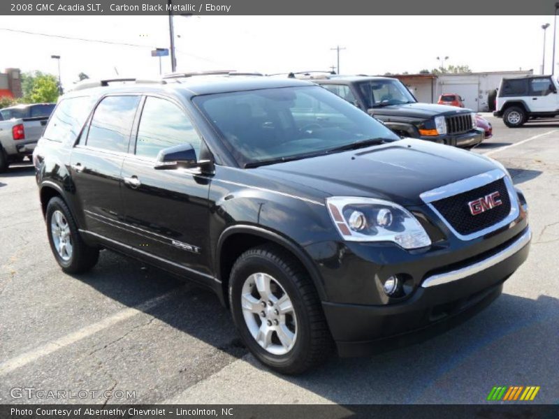 Carbon Black Metallic / Ebony 2008 GMC Acadia SLT