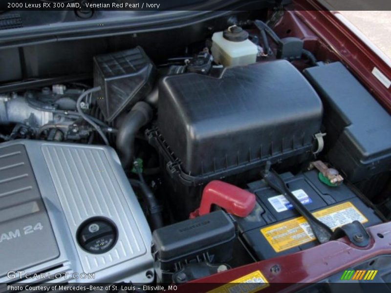 Venetian Red Pearl / Ivory 2000 Lexus RX 300 AWD