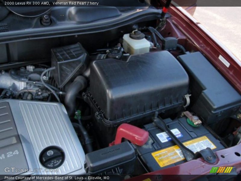 Venetian Red Pearl / Ivory 2000 Lexus RX 300 AWD