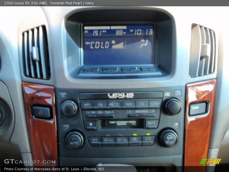 Venetian Red Pearl / Ivory 2000 Lexus RX 300 AWD