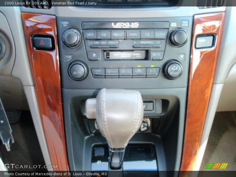 Venetian Red Pearl / Ivory 2000 Lexus RX 300 AWD