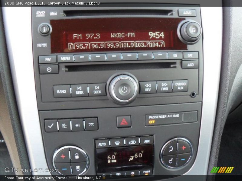 Carbon Black Metallic / Ebony 2008 GMC Acadia SLT