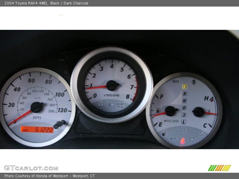 Black / Dark Charcoal 2004 Toyota RAV4 4WD