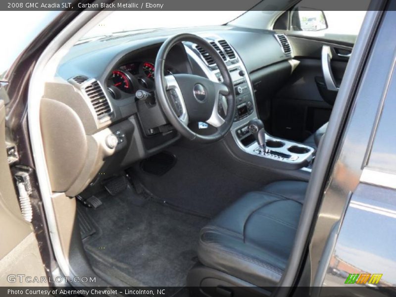 Carbon Black Metallic / Ebony 2008 GMC Acadia SLT