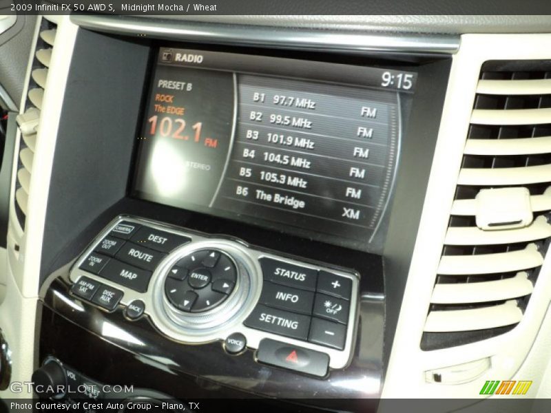 Midnight Mocha / Wheat 2009 Infiniti FX 50 AWD S