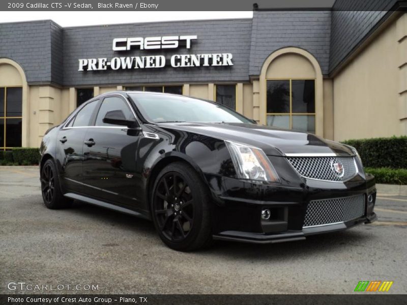 Black Raven / Ebony 2009 Cadillac CTS -V Sedan