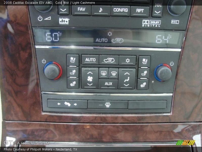 Gold Mist / Light Cashmere 2008 Cadillac Escalade ESV AWD