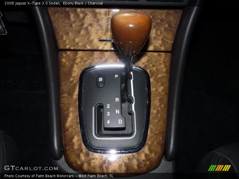Ebony Black / Charcoal 2008 Jaguar X-Type 3.0 Sedan