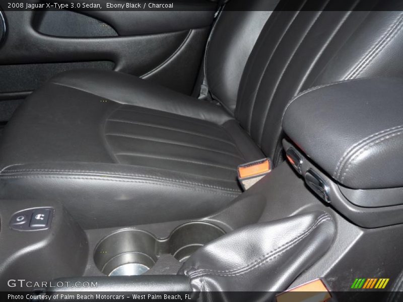 Ebony Black / Charcoal 2008 Jaguar X-Type 3.0 Sedan