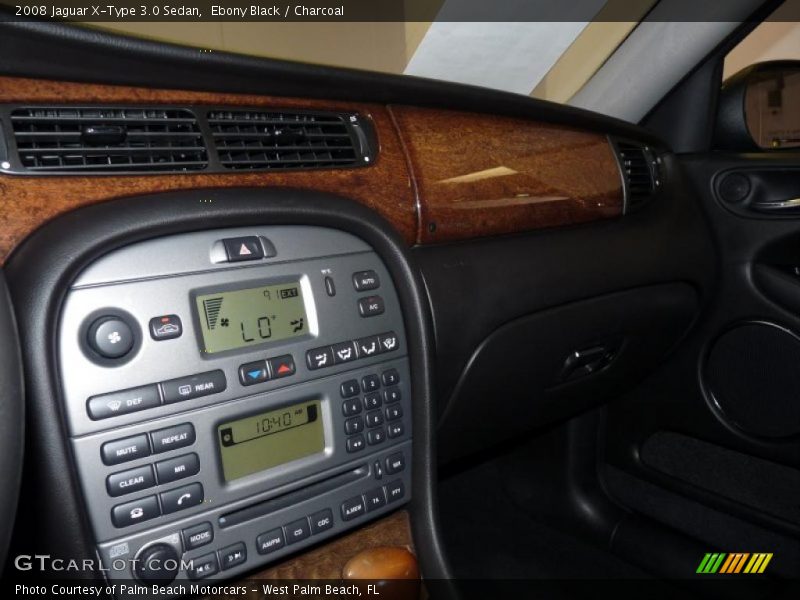 Ebony Black / Charcoal 2008 Jaguar X-Type 3.0 Sedan